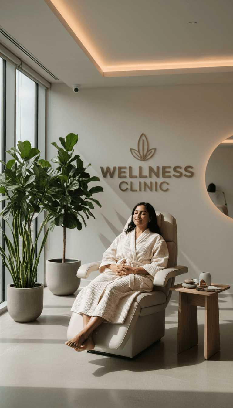 Premium luxury aesthetics clinic environment
